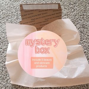 Mystery box beauty and skincare products